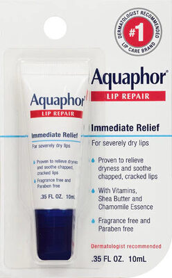 Aquaphor Lip Repair Ointment (0.35 fl oz Tube)
