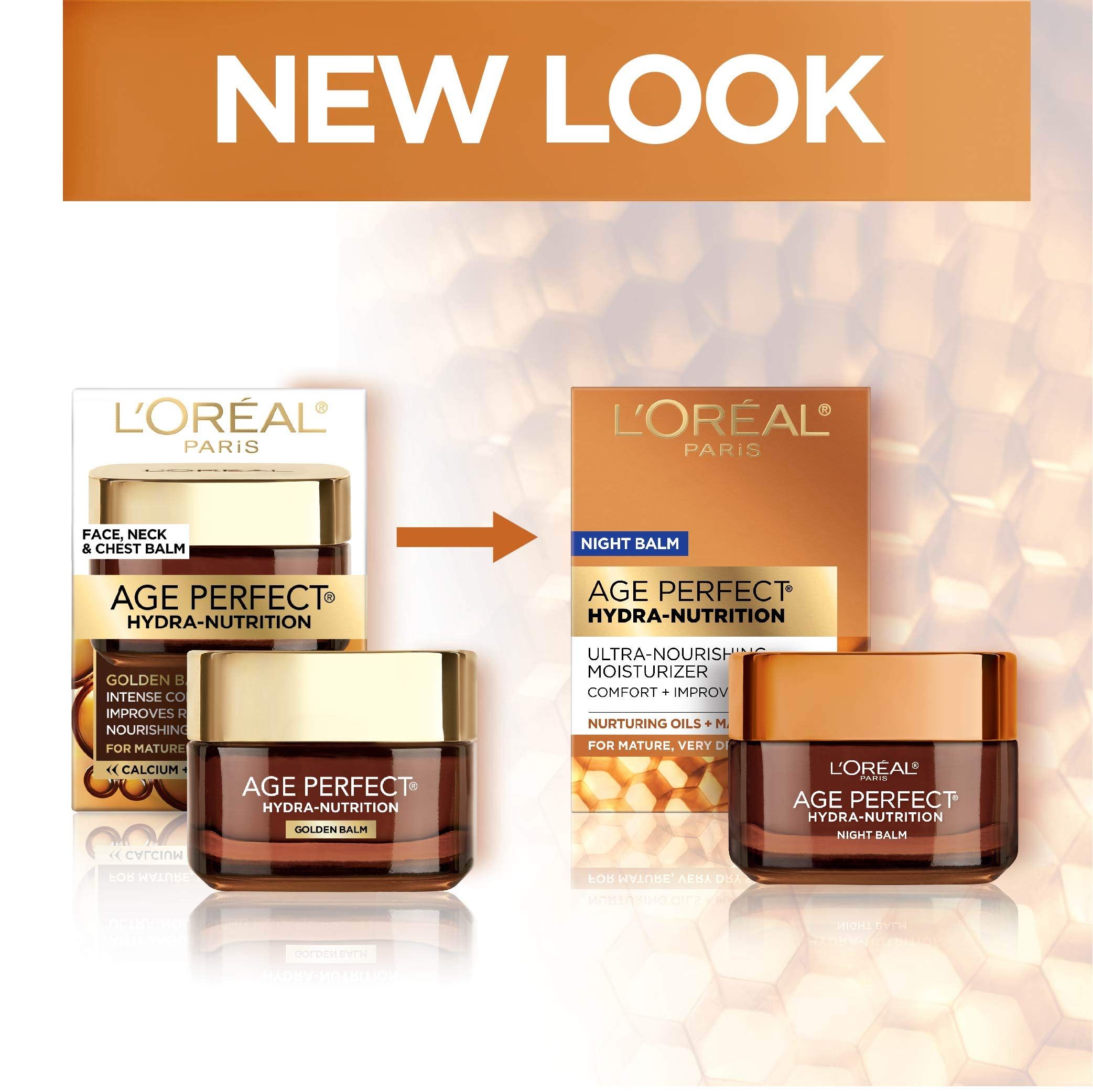 L'Oreal Paris Age Perfect Hydra-Nutrition Ultra Nourishing Night Balm jar