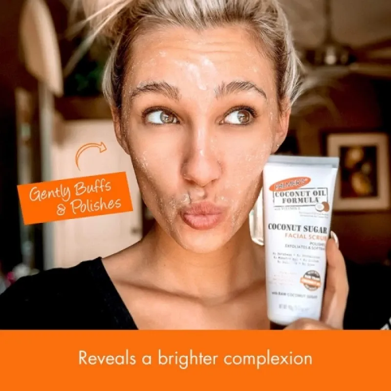 Palmer's Coconut Oil Formula Coconut Sugar Facial Scrub (90g). — photo 4