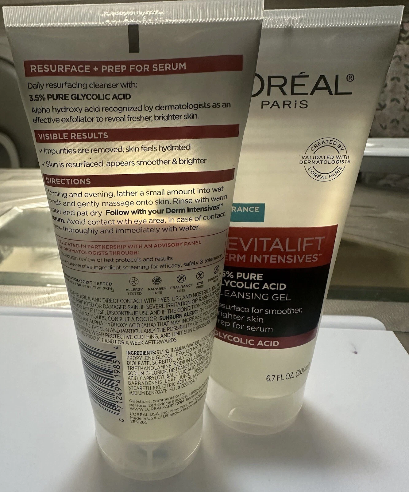 L'Oreal Paris Revitalift 3.5% Pure Glycolic Acid Brightening Cleansing Gel 6.7 fl oz
