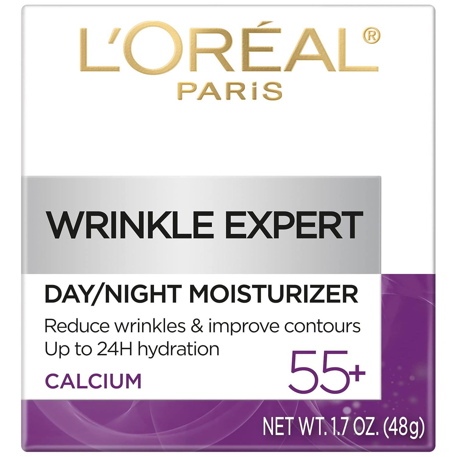 L'Oreal Paris Wrinkle Expert 55+ day night moisturiser, 1.7 fl. oz.
