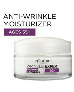 L'Oreal Paris Wrinkle Expert 55+ Day and Night Moisturizer cream jar