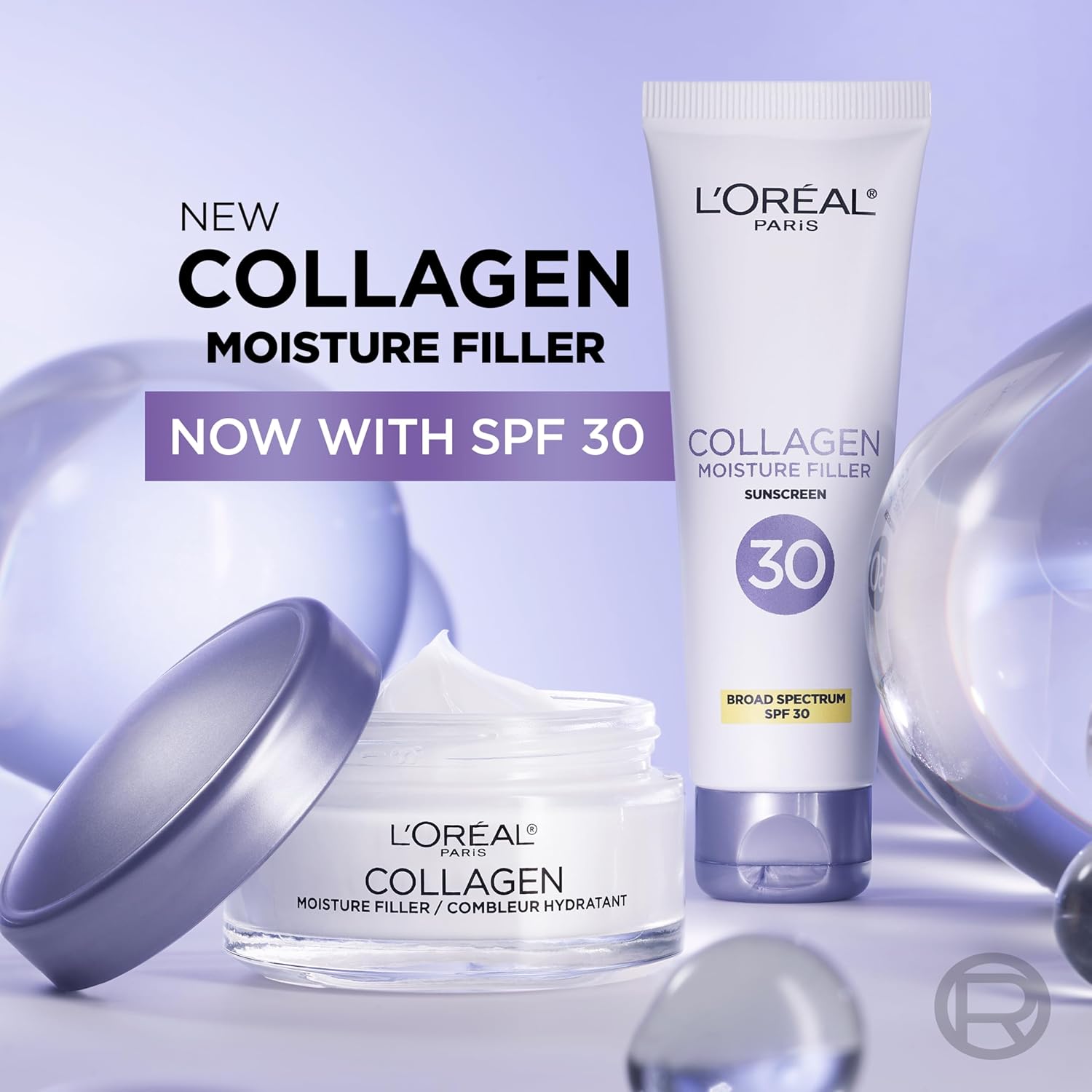 L'Oreal Paris Collagen Moisture Filler day and night cream with SPF 30 sunscreen