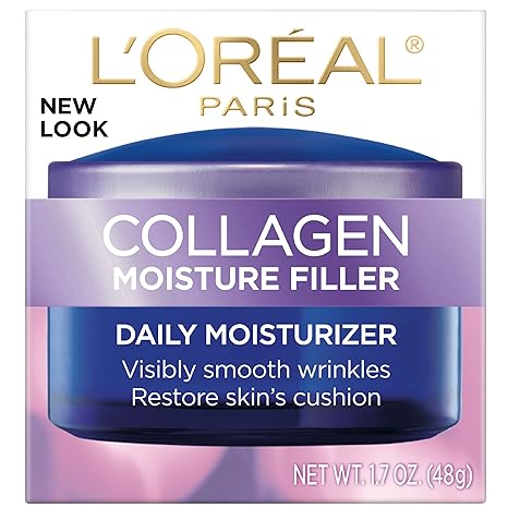 L'Oreal Paris Collagen Moisture Filler Daily Moisturizer cream jar 1.7oz