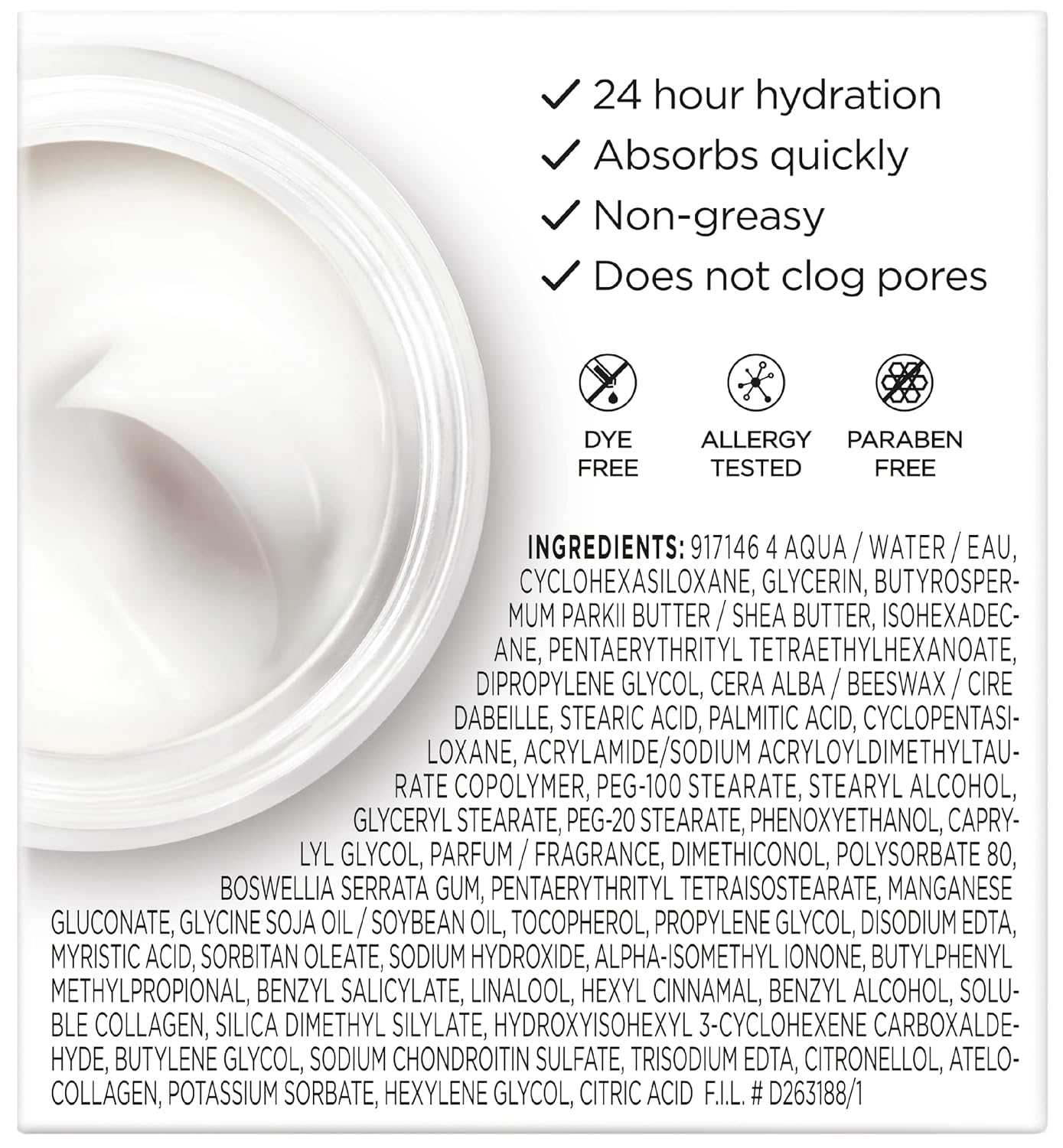 L'Oreal Paris Collagen Moisture Filler Daily Moisturizer Cream 1.7 oz jar