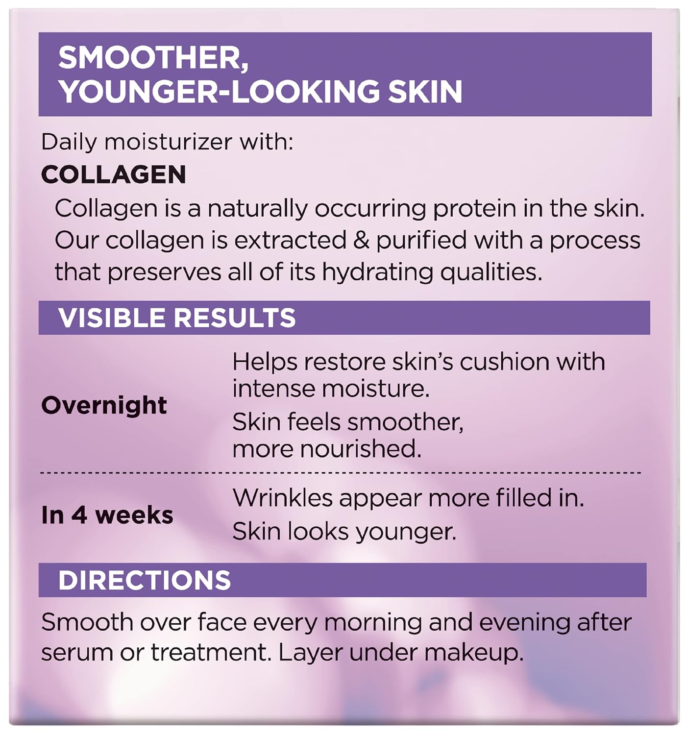 L'Oreal Paris Collagen Moisture Filler Daily Moisturizer Cream 1.7oz