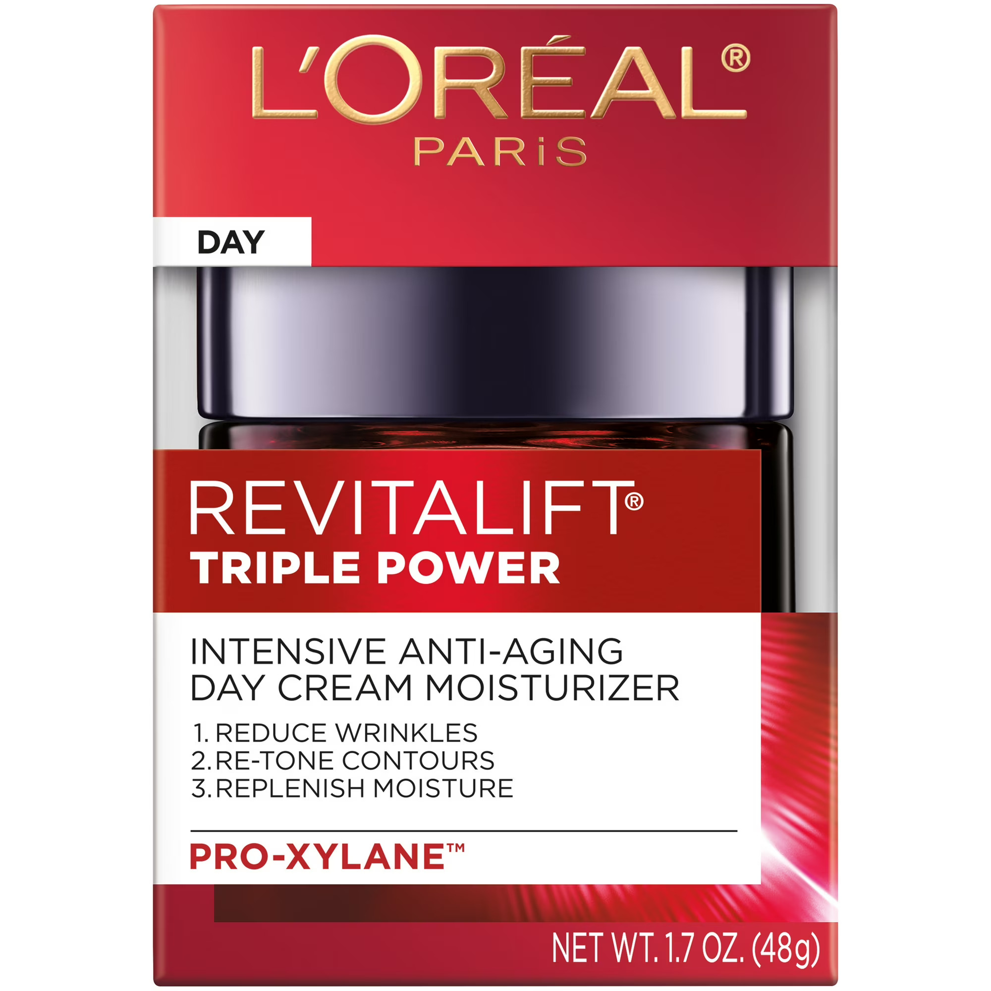 L'Oreal Paris Revitalift Triple Power day cream moisturiser 1.7 oz jar
