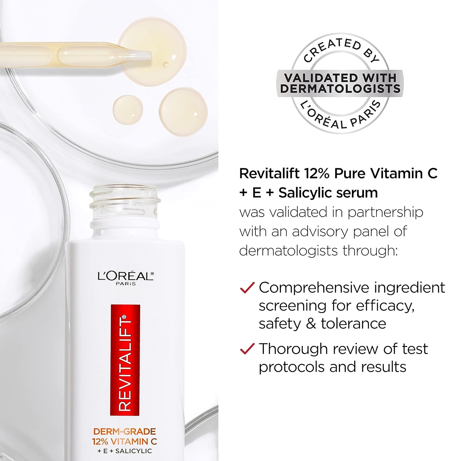 L'Oreal Paris Revitalift 12% Vitamin C serum with E and Salicylic acid
