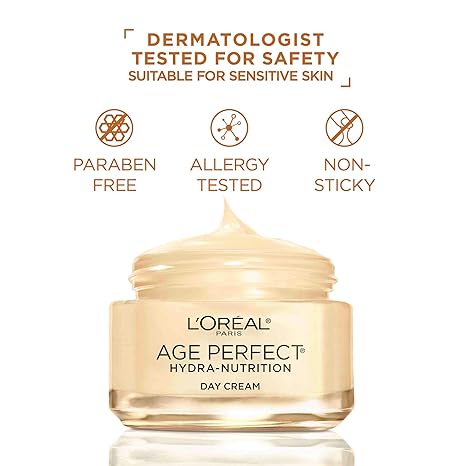L'Oreal Paris Age Perfect Hydra-Nutrition day cream 1.7 ounce jar for mature skin