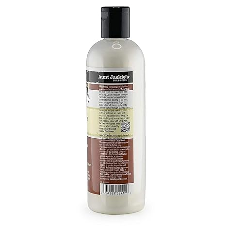 Aunt Jackie's Coco Wash Coconut Milk Conditioning Cleanser 355ml bottle