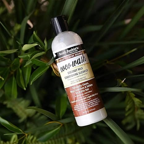 Aunt Jackie's Coco Wash Coconut Milk Conditioning Cleanser 355ml bottle