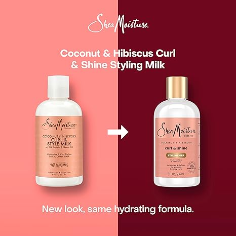 Shea Moisture Coconut and Hibiscus Curl and Style Milk 237 ml bottle