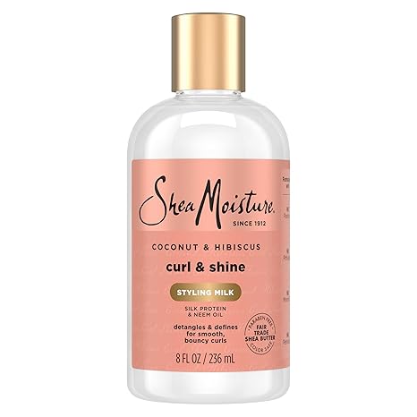 Shea Moisture Coconut and Hibiscus Curl and Shine Styling Milk 237ml bottle