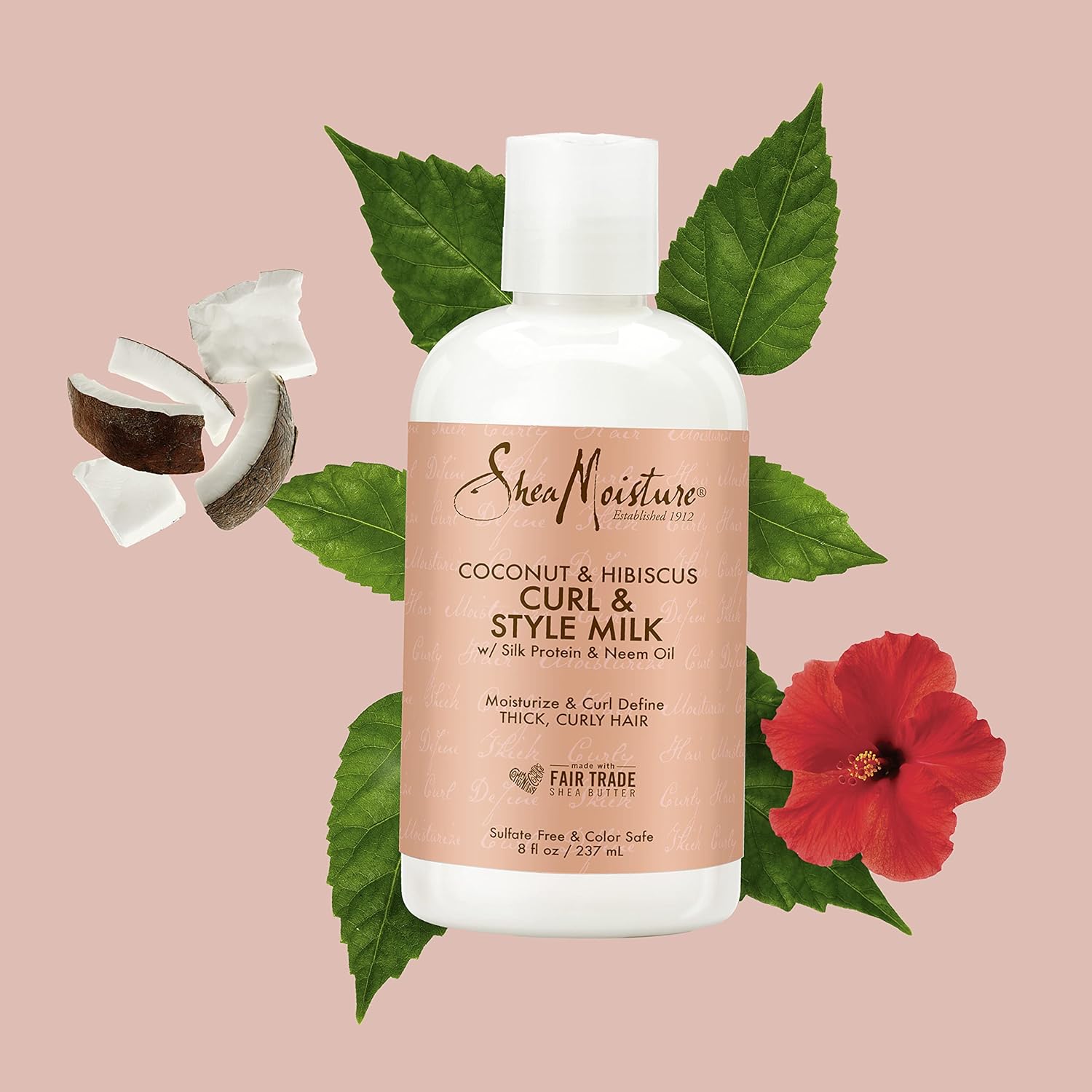 Shea Moisture Coconut and Hibiscus Curl and Style Milk 237 ml conditioning leave-in