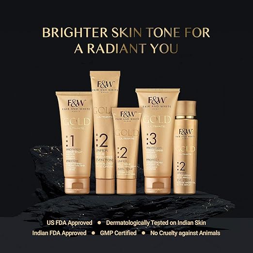 F&W Gold Revitalizing Fade Cream 50ml Step 2 skincare product