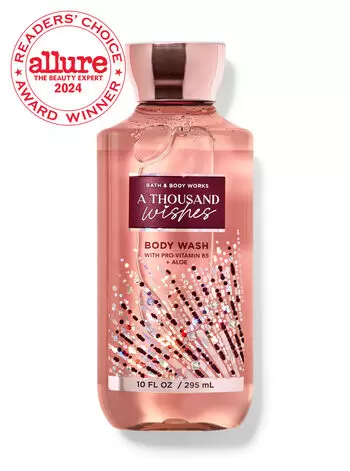 Bath & Body Works A Thousand Wishes Body Wash 295ml pink bottle