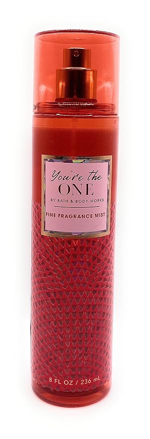 Bath & Body Works You're the One fine fragrance body mist 8 oz red bottle