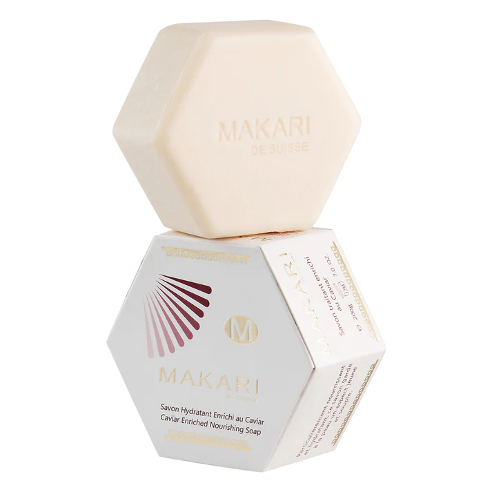 Makari Classic Caviar Enriched Treatment Soap 200g cream bar with packaging