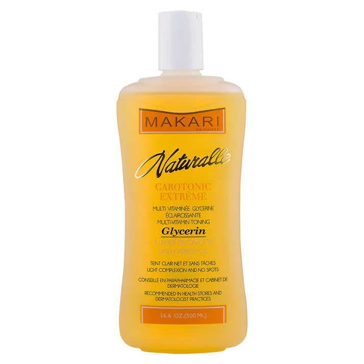 Makari Naturalle Carotonic Extreme Multivitamin Toning Glycerin 500ml yellow bottle