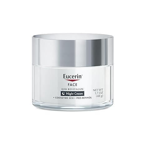 Eucerin Q10 Anti-Wrinkle Night Cream with Pro-Retinol, 1.7 oz jar
