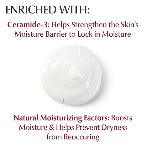 Eucerin Advanced Repair Light Feel Foot Creme 3 oz white cream jar