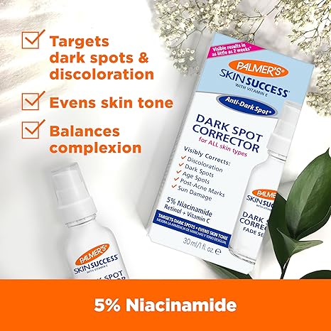 Palmer's Skin Success Dark Spot Corrector fade serum 30ml bottle and box