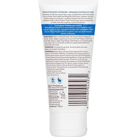 Palmer's Cocoa Butter Formula Foot Magic Scrub 2.1 oz tube