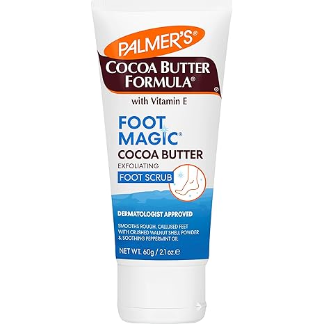 Palmer's Cocoa Butter Foot Magic exfoliating foot scrub 2.1 oz tube