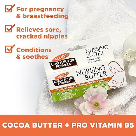 Palmer's Nursing Butter Tube 1.1 oz cocoa butter breastfeeding cream