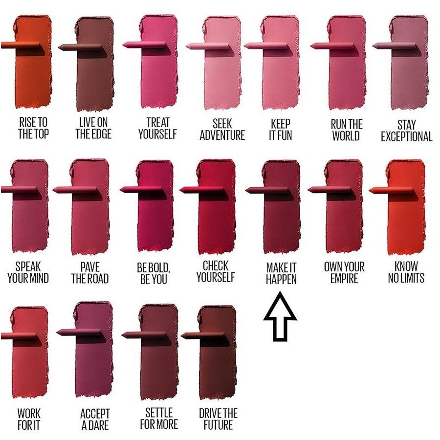 Maybelline New York Super Stay Ink Crayon Lipstick in the shade #55 Make It Happen — photo 6
