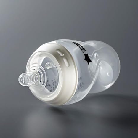 Tommee Tippee Natural Start 340ml baby bottles two pack clear bottles