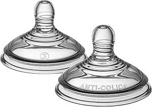 Tommee Tippee Close to Nature anti-colic teats two pack variable flow