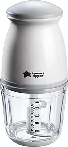 Tommee Tippee Quick Chop white food blender with clear measuring jug