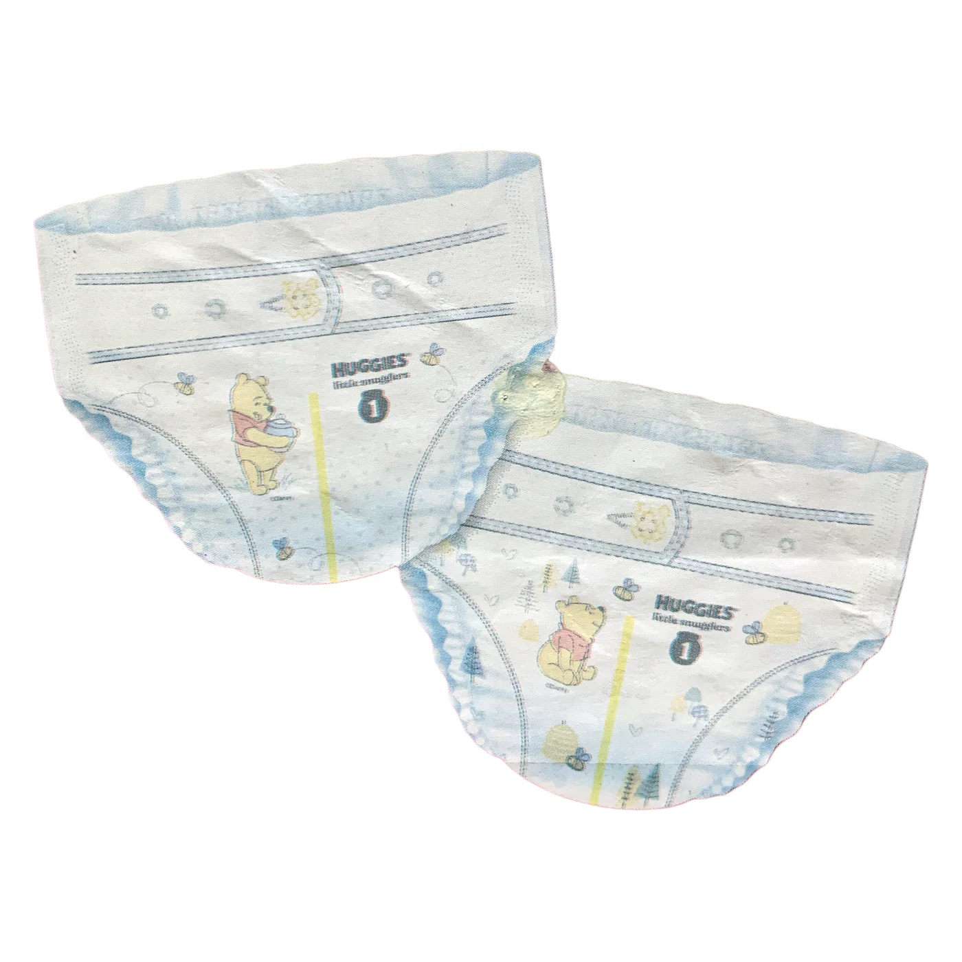 Huggies Little Snugglers Size 2 baby nappies with Winnie the Pooh design, 234 count pack