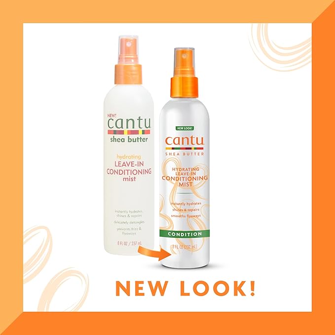 Cantu Shea Butter Hydrating Leave-In Conditioning Mist 237ml spray bottle
