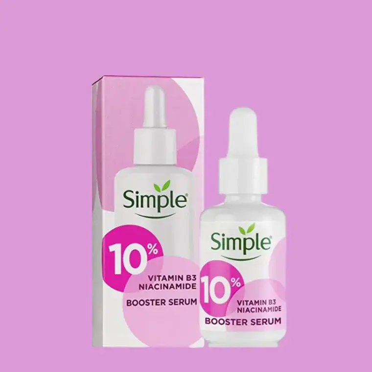 Simple 10% Niacinamide Booster Serum 30ml with dropper bottle