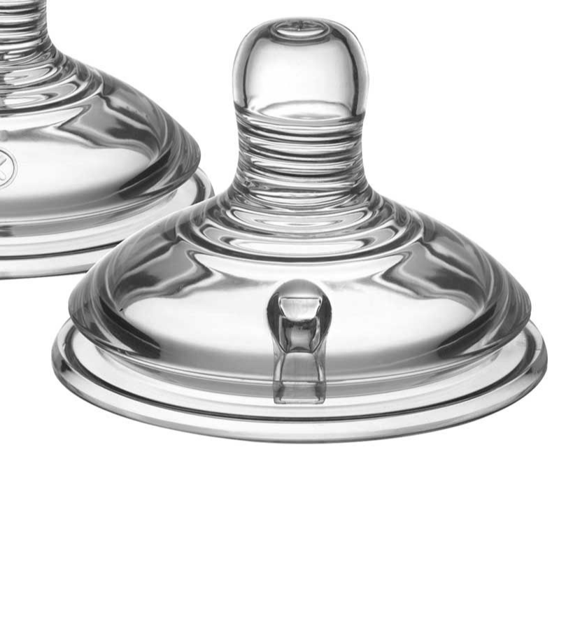 Tommee Tippee Closer to Nature slow flow teats 3m+ 2 pack