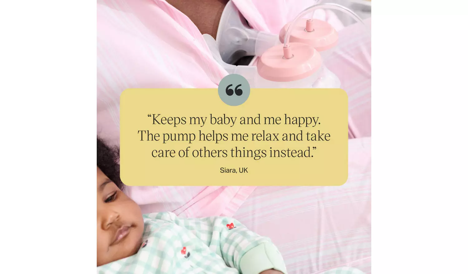 Tommee Tippee Made for Me Double Electric Breast Pump in pink and white