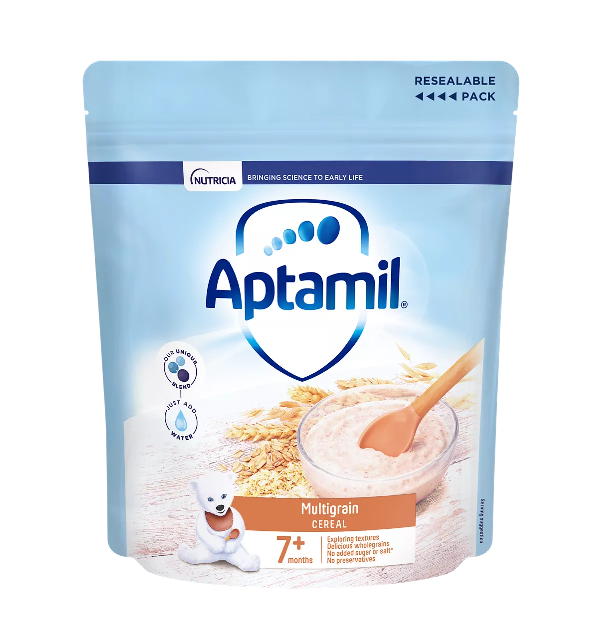 Aptamil Multigrain Cereal 200g baby food pouch seven plus months