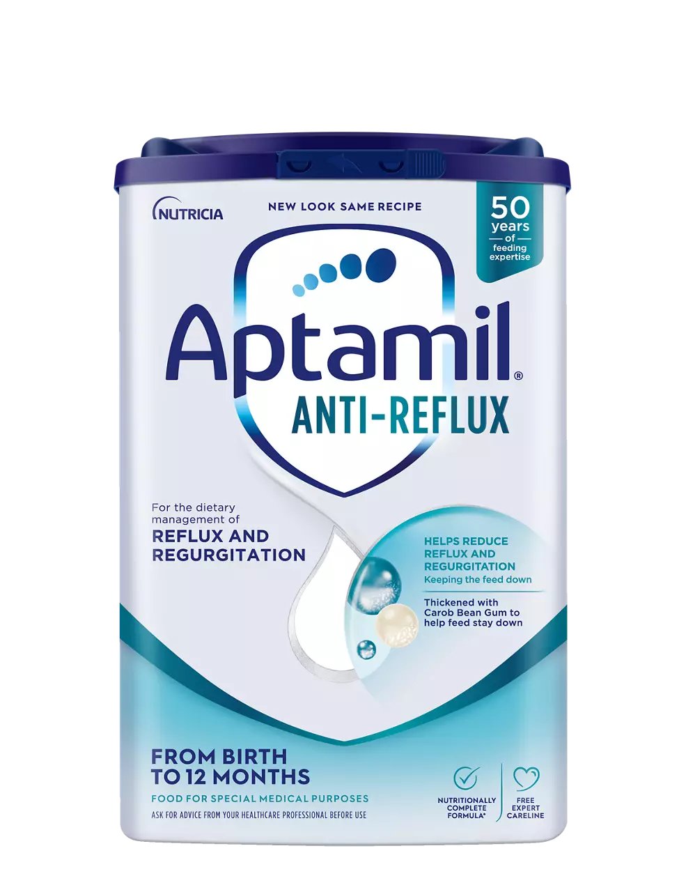 Aptamil Anti-Reflux infant formula 800g tin from birth to 12 months
