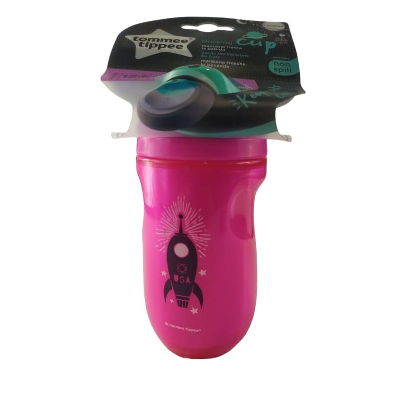 Tommee Tippee Insulated Active Sippee Cup pink 260ml non-spill
