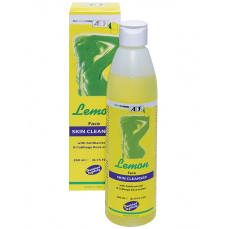 A3 Lemon face skin cleanser 260 ml yellow bottle with box