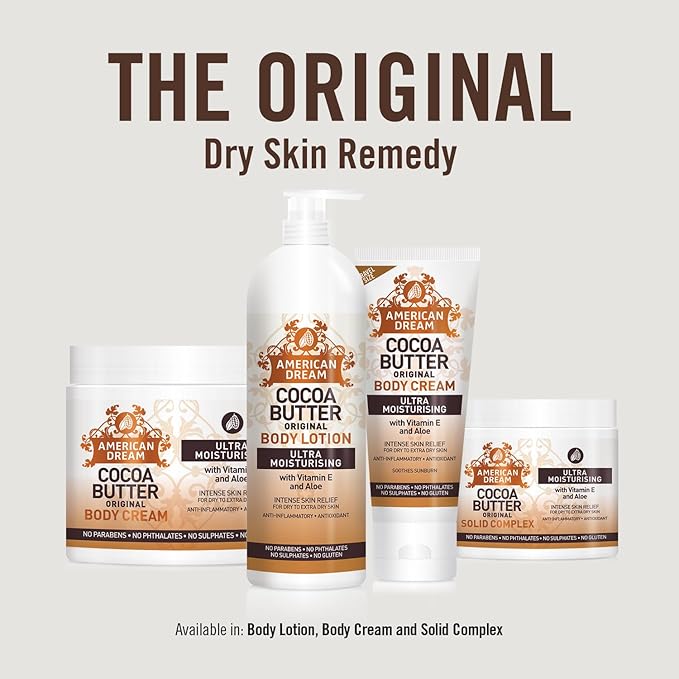 American Dream Original Cocoa Butter Lotion with Shea Butter 500g pump bottle