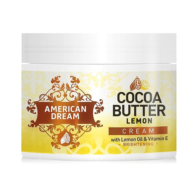 American Dream Cocoa Butter Lemon Cream 500ml with Lemon Oil and Vitamin E