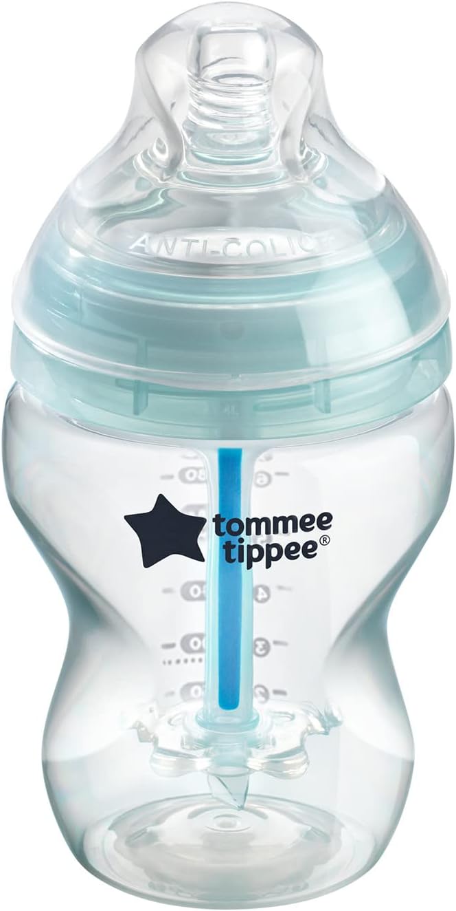 Tommee Tippee Advanced Anti-Colic baby bottle 260ml with turquoise anti-colic valve