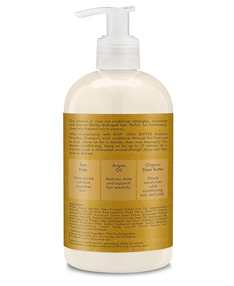 Shea Moisture Restorative Conditioner 13oz with pump dispenser