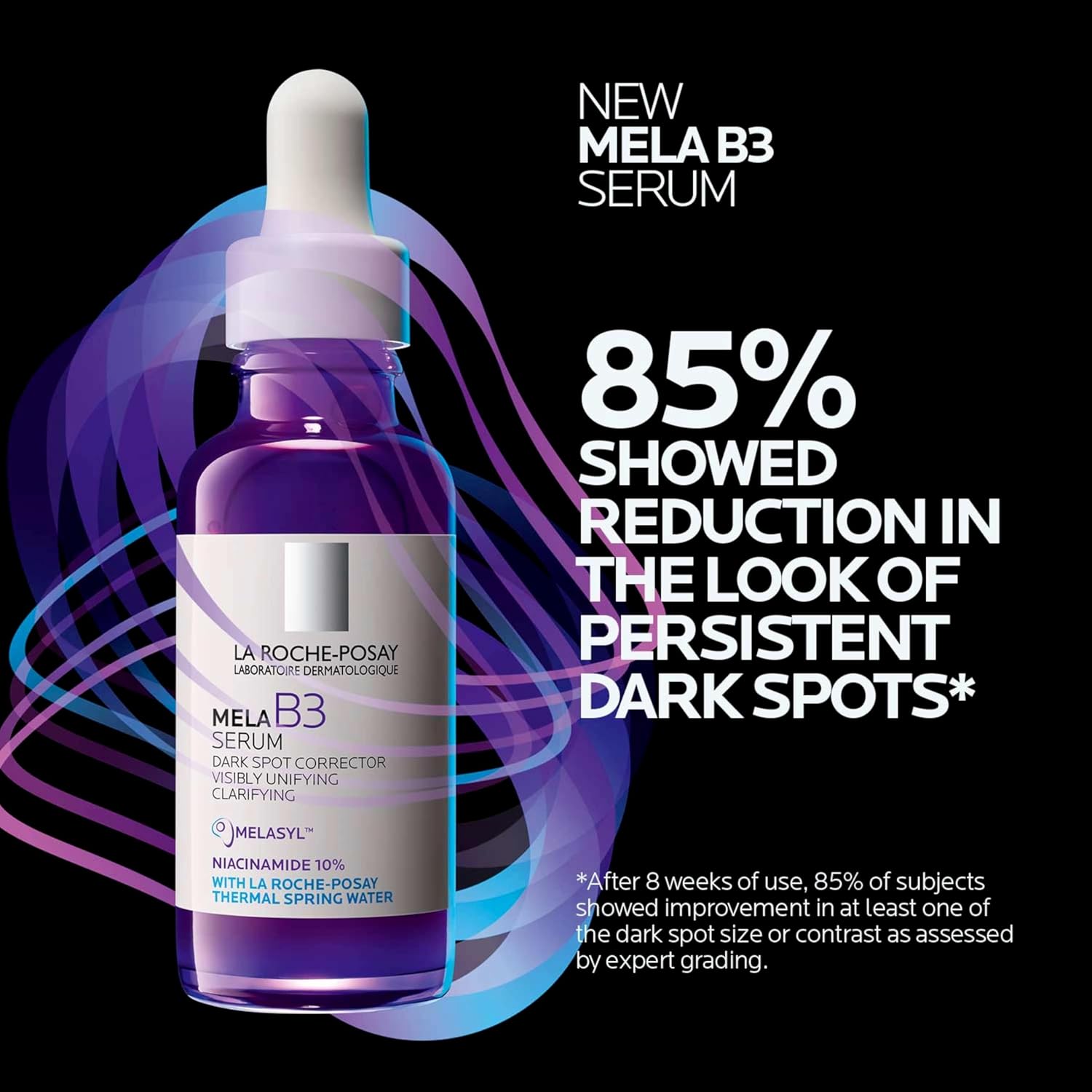 La Roche-Posay Mela B3 Serum dark spot corrector 30ml purple liquid