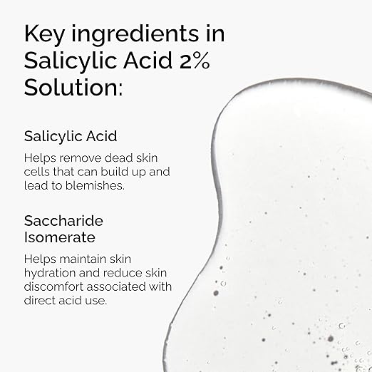 The Ordinary Salicylic Acid 2% Solution 30ml clear exfoliating liquid