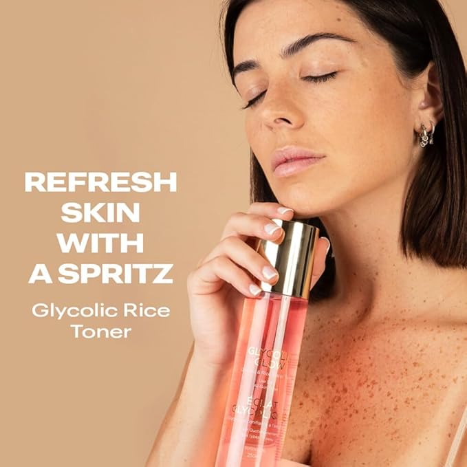 Makari Multi Action Glycolic and Rice Water Toner 250ml bottle with spray nozzle