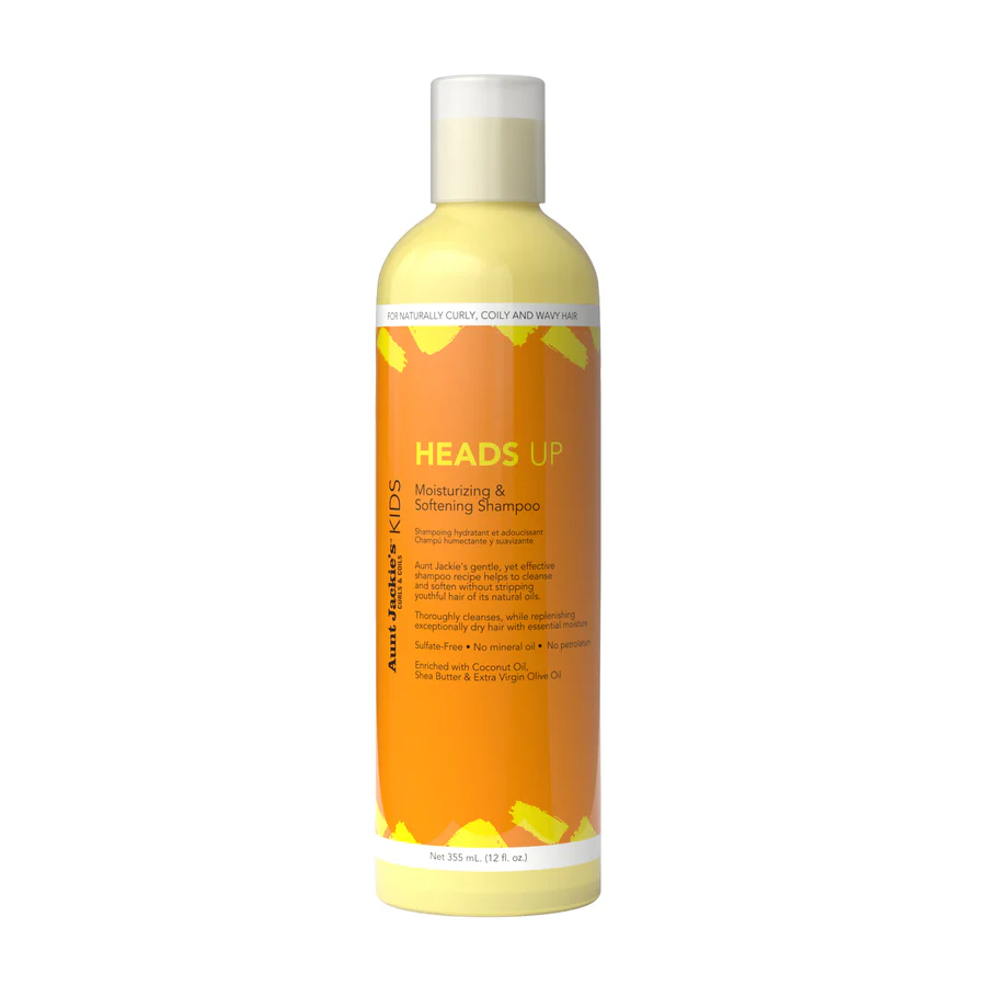 Aunt Jackie's Kids Heads Up Moisturising & Softening Shampoo 355ml bottle